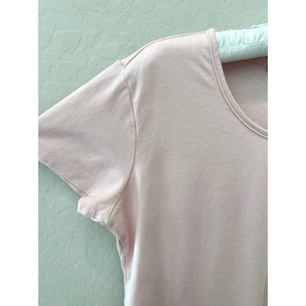 LANDS’ END Supima Cotton Pink Nightgown Sleep Shirt Lounge | Medium - Picture 3 of 7